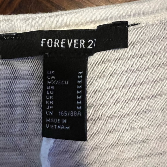 White striped long sleeve - Picture 3 of 4